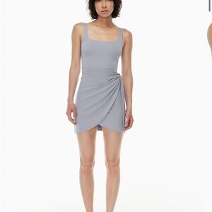 Aritzia Light Gray Mini Dress